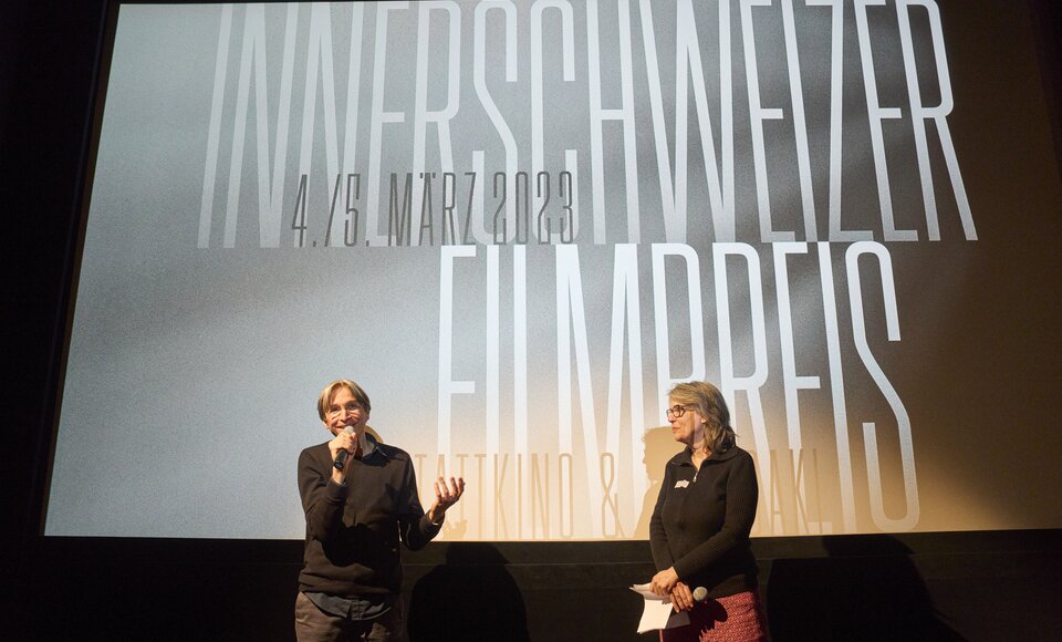 Gespräche nach den Vorführungen (hier mit Regisseur Stefan Jäger) sorgten für Festivalcharakter.