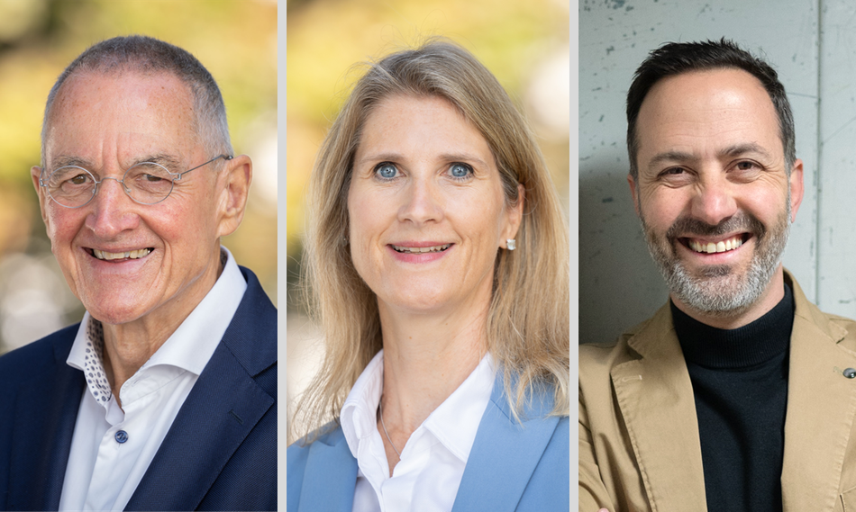 V.l.: Peter Kasper, Nicole Lüthy, Michel Truniger.